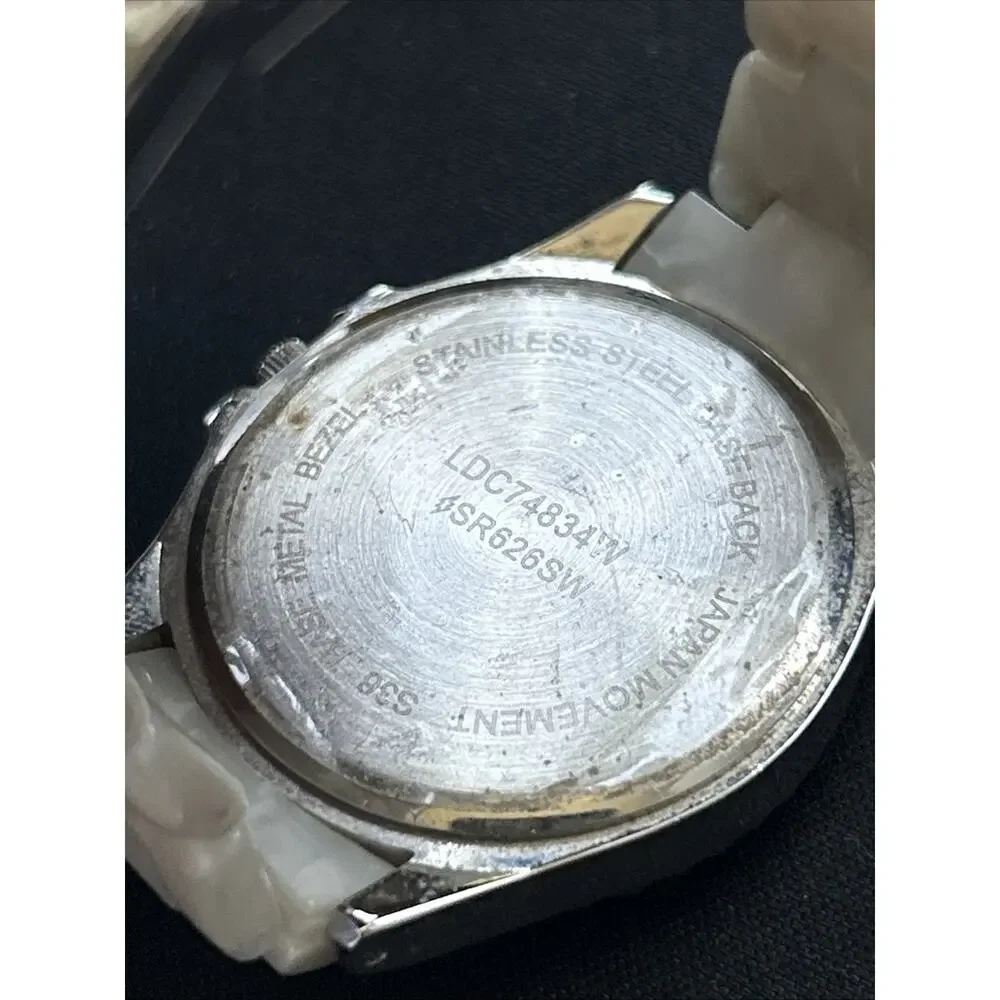 MOP Dial Silver Tone Case Women’s Quartz Watch